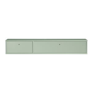 Světle zelený TV stolek 136x22 cm Mistral – Hammel Furniture