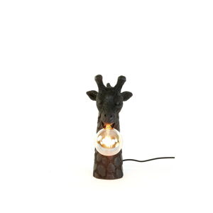 Matně černá stolní lampa (výška 36 cm) Giraffe – Light & Living