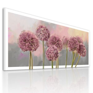 Obraz na plátně GARLIC FLOWER A různé rozměry Ludesign ludesign obrazy: 120x50 cm