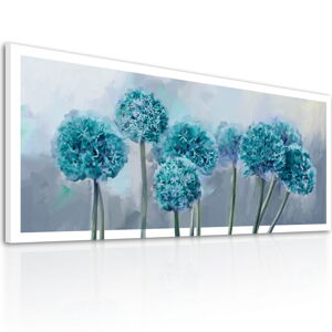 Obraz na plátně GARLIC FLOWER C různé rozměry Ludesign ludesign obrazy: 120x50 cm