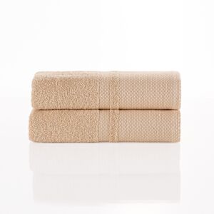4Home Bavlněný ručník Deluxe béžová, 50 x 100 cm, sada 2 ks, 50 x 100 cm