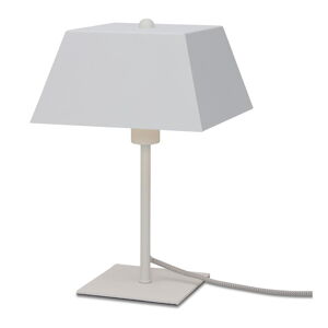 Bílá stolní lampa s kovovým stínidlem (výška 31 cm) Perth – it's about RoMi