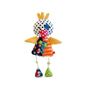 Dětská originální patchworková hračka PTÁČEK 35 cm