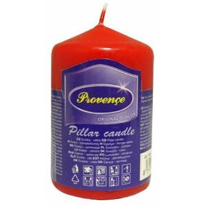 Provence Neparfemovaná svíčka 8cm červená