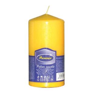 Provence Neparfemovaná svíčka 12,5cm žlutá