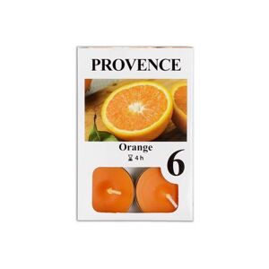 Provence Čajová svíčka 6ks pomeranč