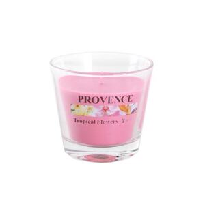 Provence Vonná svíčka ve skle 35 hodin tropické květy