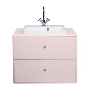 Růžová umyvadlová skříňka Tom Tailor Color Bath