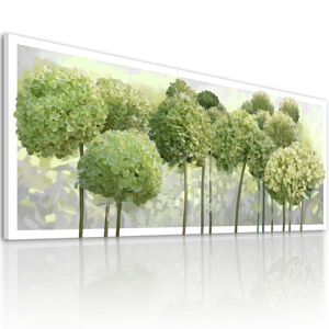 Obraz na plátně HORTENZIE zelené květy B různé rozměry Ludesign ludesign obrazy: 120x50 cm