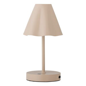 Béžová LED stmívatelná stolní lampa s kovovým stínidlem (výška 28 cm) Lianna – Bloomingville