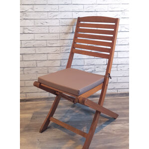 Zahradní podsedák na židli GARDEN color kávová 40x40 cm Mybesthome