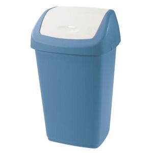 Tontarelli Plastový odpadkový koš Aurora 9l modrobílý