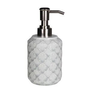 Koupelnový keramický set OTELLO šedá Mybesthome název: dávkovač na mýdlo