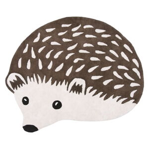 Hnědý dětský koberec 120x105 cm Hedgehog – Lilipinso