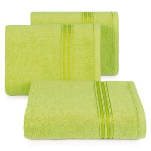 Bavlněný froté ručník s proužkem LORAN 50x90 cm, světle zelená, 450 gr Mybesthome