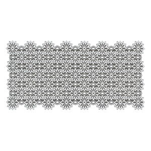 Žakárový ubrus - běhoun NICKSON různé rozměry bílá MyBestHome Rozměr: 105x45 cm