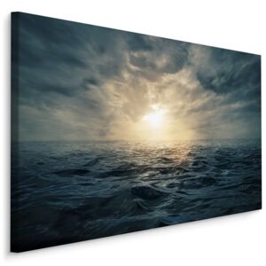 Plátno Západ Slunce Na Rozbouřeném Moři Varianta: 70x50