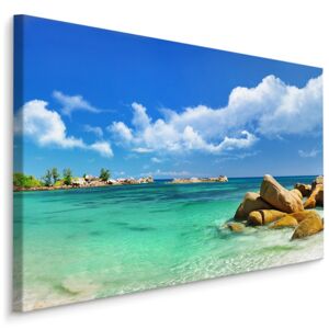 Plátno Pláž Na Seychelách Varianta: 40x30