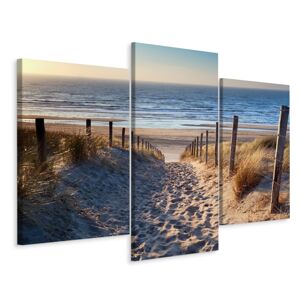 Vícedílné plátno Pláž Severního Moře 3D I. Varianta: 80x120