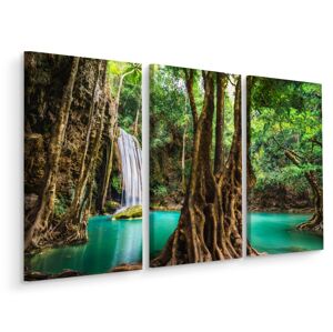 Vícedílné plátno Erawanské Vodopády Varianta: 100x150