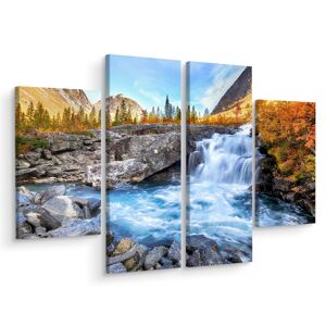 Vícedílné plátno Horská Krajina S Vodopádem Varianta: 150x200