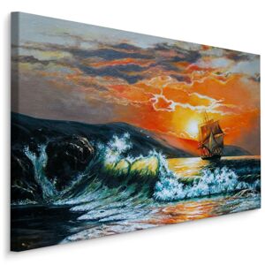 Plátno Malebné Moře A Západ Slunce Varianta: 100x70