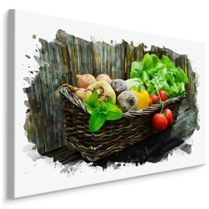 MyBestHome BOX Plátno Proutěný Koš Na Zeleninu Varianta: 120x80