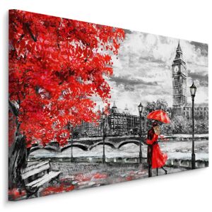 Plátno Milenci Obdivující Panorama Londýna Varianta: 30x20