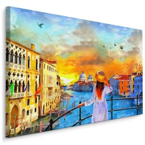 MyBestHome BOX Plátno Žena V Benátkách Varianta: 30x20