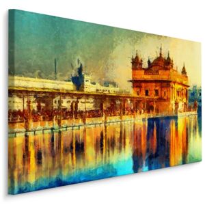 MyBestHome BOX Plátno Zlatý Chrám V Amritsaru Varianta: 30x20