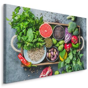 MyBestHome BOX Plátno Zelenina, Ovoce A Koření Varianta: 30x20