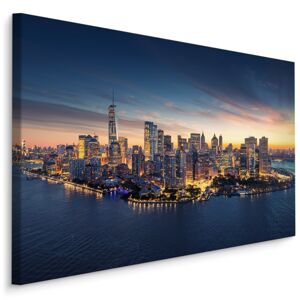 Plátno Večerní Panorama New Yorku Varianta: 30x20