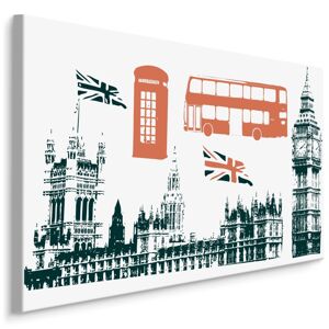 Plátno Turistické Atrakce V Londýně Varianta: 30x20