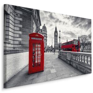 Plátno Červená Telefonní Budka V Londýně Varianta: 30x20