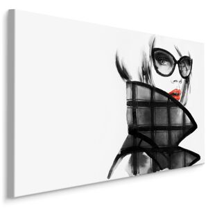 MyBestHome BOX Plátno Stylový Ženský Portrét V Brýlích Varianta: 30x20
