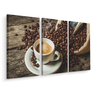 MyBestHome BOX Vícedílné plátno Šálek Horké Kávy Varianta: 40x60