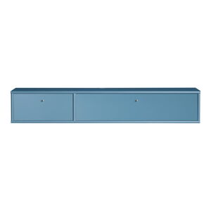 Modrý TV stolek 136x22 cm Mistral – Hammel Furniture