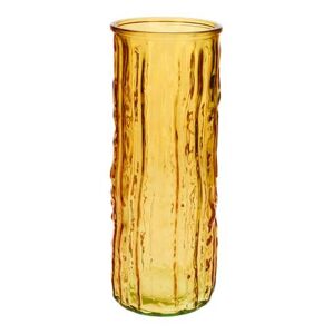 DUIF Skleněná váza guss 25cm žlutá