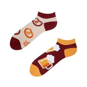 DEDOLES Kotníkové veselé ponožky pivo 35-38