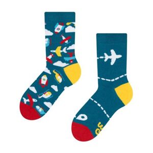DEDOLES Dětské veselé ponožky letadla 31-34