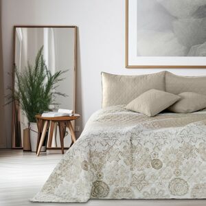 DecoKing Přehoz na postel Alhambra béžová, 170 x 235 cm
