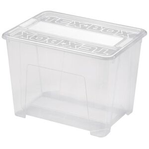 Heidrun Plastový úložný box s víkem TexBox 21l