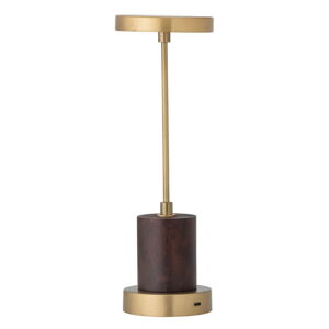 LED stmívatelná stolní lampa ve zlaté barvě s kovovým stínidlem (výška 30 cm) Chico – Bloomingville