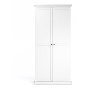 Bílá šatní skříň Tvilum Paris, 96 x 201 cm