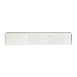 Bílý TV stolek 136x22 cm Mistral – Hammel Furniture