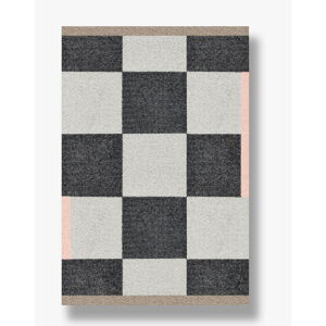 Černobílý pratelný koberec 55x80 cm – Mette Ditmer Denmark