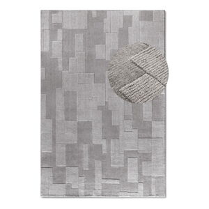 Šedý ručně tkaný vlněný koberec 80x150 cm Wilhelmine – Villeroy&Boch