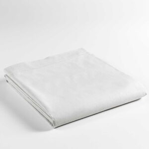 Bílé bavlněné prostěradlo 240x300 cm Lina – douceur d'intérieur