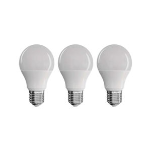 Sada 3 LED žárovek EMOS Classic A60 Warm White, 9W E27