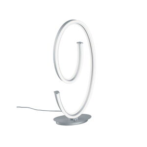 Šedá LED stolní lampa s hlasovým ovládáním/s ovládáním pomocí mobilní aplikace s kovovým stínidlem (výška 65 cm) Ciola – CINQUE